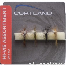 Cortland 4pk Flies, High Visibility Dry Fly Assortment 555503339